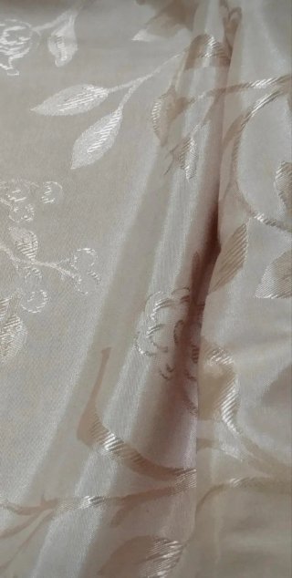 Lote 2 retales tela jacquard floral