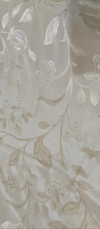 Lote 2 retales tela jacquard floral
