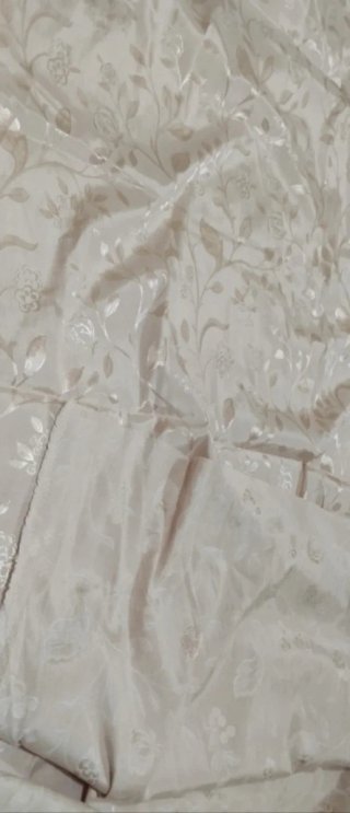 Lote 2 retales tela jacquard floral