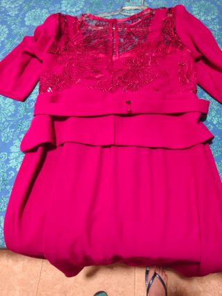 Vestido fiesta boda talla 46 Solo una puesta