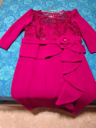 Vestido fiesta boda talla 46 Solo una puesta