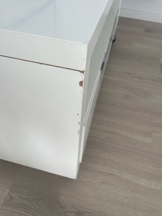 Mesa auxiliar/mueble TV con ruedas