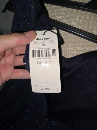 Vestido fiesta azul brillante NUEVO SIN ESTRENAR