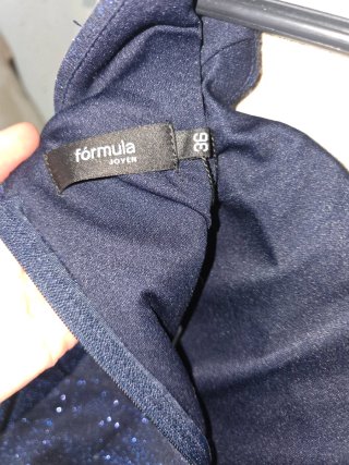 Vestido fiesta azul brillante NUEVO SIN ESTRENAR