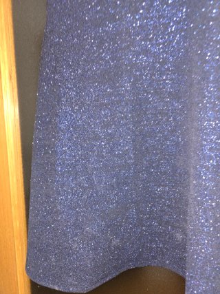 Vestido fiesta azul brillante NUEVO SIN ESTRENAR