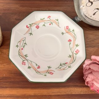 Taza y plato Johnson Bros porcelana