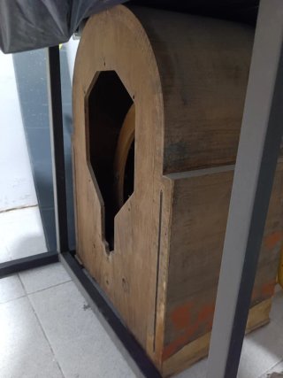 Caja Radio Antigua Philips Madera