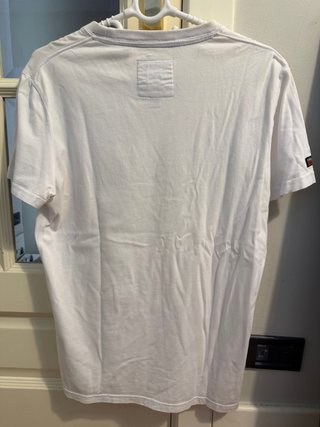 Camiseta Superdry Real Logo Camo blanca – Talla M