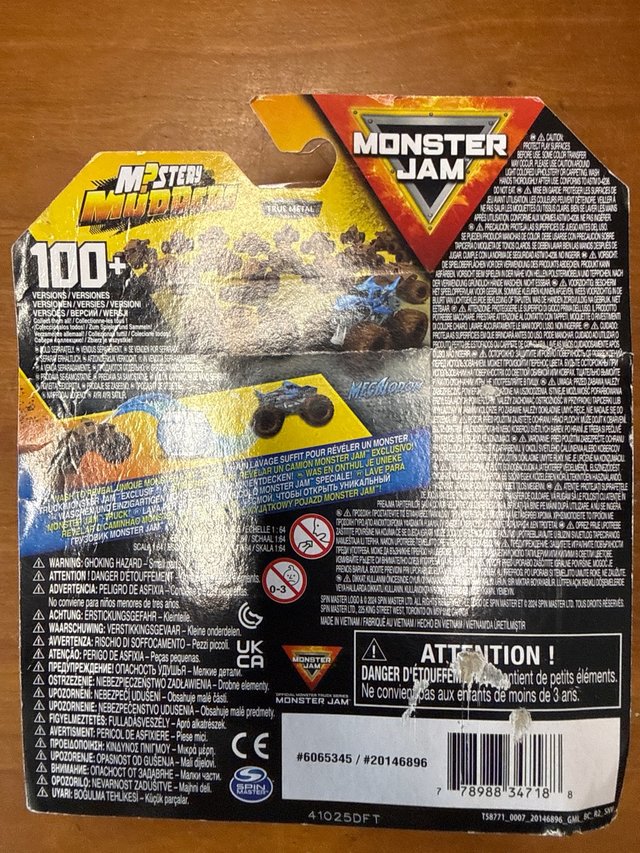 Monster Jam Megalodon 1:64 True Metal