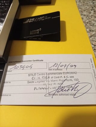 Portacarte Montblanc Pelle Nera Coccodrillo