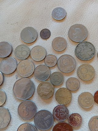 Lote de monedas antiguas de colección