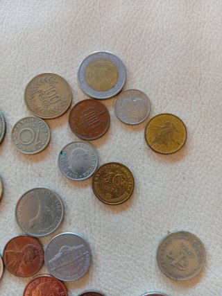 Lote de monedas antiguas de colección