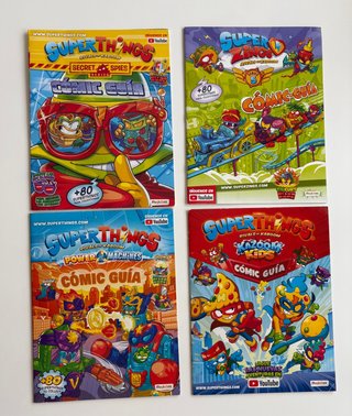 4 Guías Cómicas Super Zings