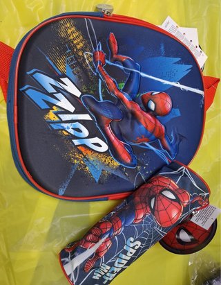Mochila Spiderman Azul y Roja