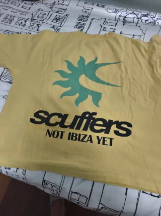 Camiseta Scuffers Amarilla Talla S