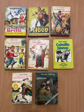 Lote 8 novelas juvenil vintage