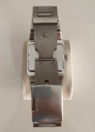 Reloj Police Evade Cuadrado - Azul y Acero