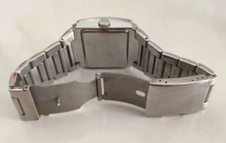 Reloj Police Evade Cuadrado - Azul y Acero