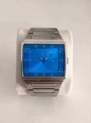 Reloj Police Evade Cuadrado - Azul y Acero