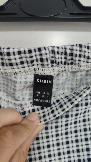 Pantalones acampanados cuadros