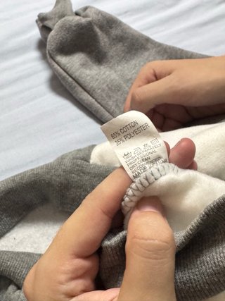 Sudadera Panda Mujer Gris y Blanca