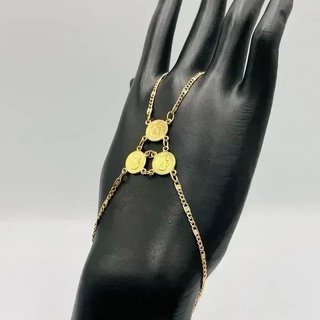 PULSERA MANITA MANITA 3 MONEDAS.