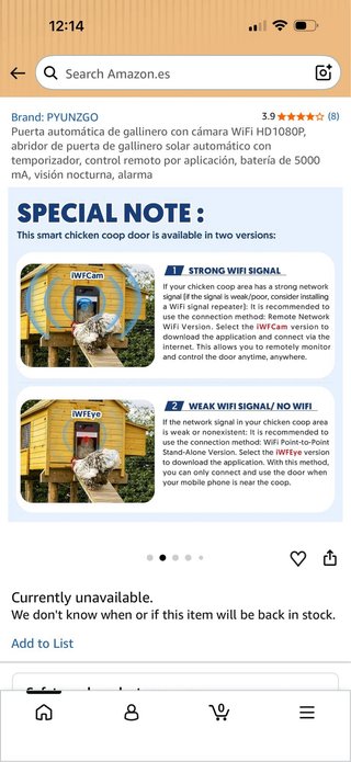 Puerta Inteligente para Gallinero Smart Coop Door