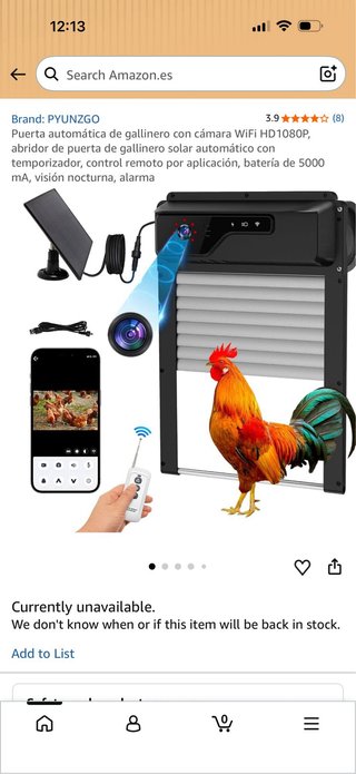 Puerta Inteligente para Gallinero Smart Coop Door