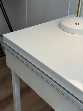 Escritorio IKEA BESTÅ BURS Blanco Brillo 120x40