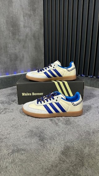 ¡NUEVO! Adidas Samba x Wales Bonner Blanco y Azul