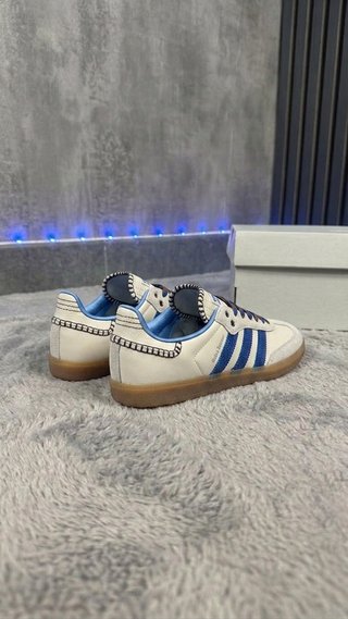 ¡NUEVO! Adidas Samba x Wales Bonner Blanco y Azul