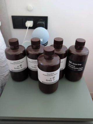 Resina Impresora 3D Gris Estándar