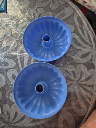 Molde Flan Azul