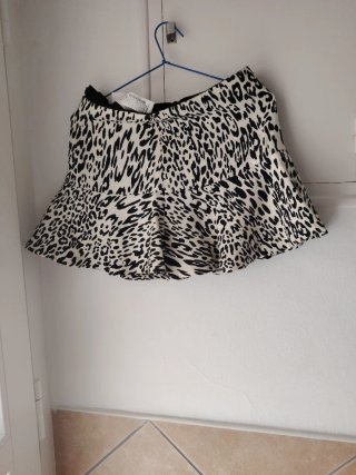 Minifalda estampada leopardo