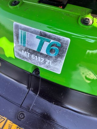Tractor cortacésped Viking verde