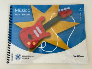Libro Música Santillana 4 Primaria