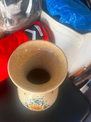 Vaso decorativo floreale vintage