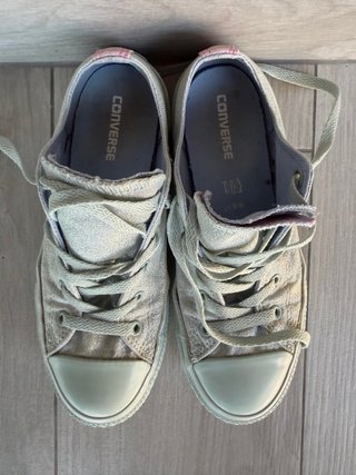 Zapatillas Converse Mujer Plata y Rosa