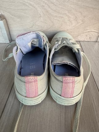 Zapatillas Converse Mujer Plata y Rosa