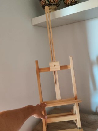Caballete de madera para pintura infantil