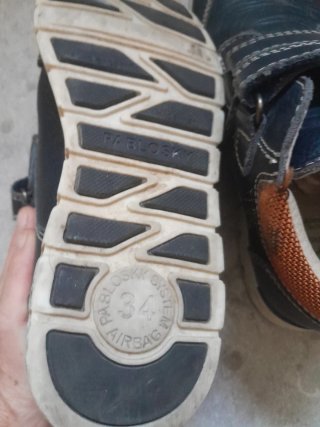 Botas Pablosky niño azul y marrón