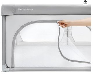 Box Bambini 160x200 cm - Moby-System Grigio