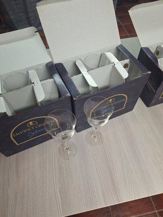 Copos de Cristal Da Vinci Sabina - Novos