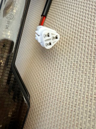Faro trasero LED ahumado para quad