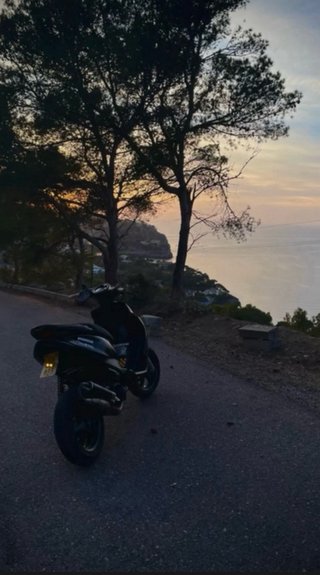 Yamaha Jog R Scooter Negra