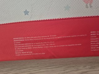 Barra protectora para cama infantil