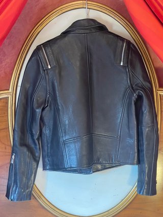 Chaqueta cuero mangas desmontables Claudie Pierlot