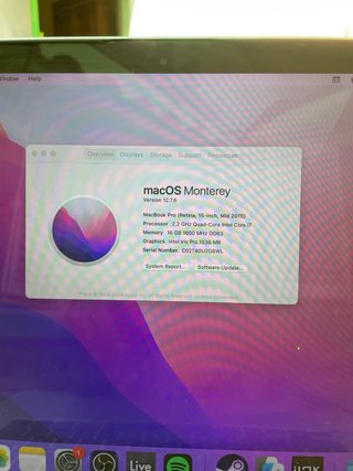 MacBook Pro 15 Plata