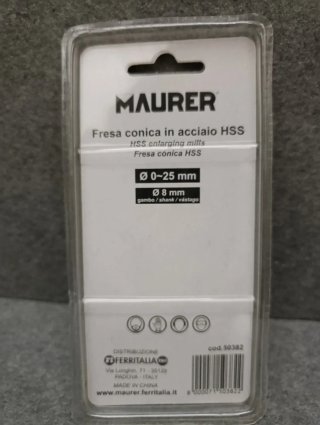 Fresa Cónica Maurer HSS 0-25mm