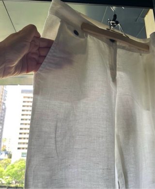 Lote 2 Pantalones Zara y Mango Rosa y Blanco